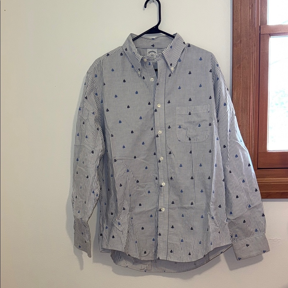 Men's Blue Striped Shirt